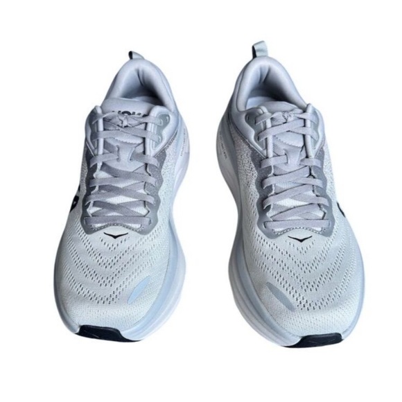 Hoka One One Bondi 8 Men's Athletic Sneaker Shoes Gray Size 10D - Picture 5 of 11